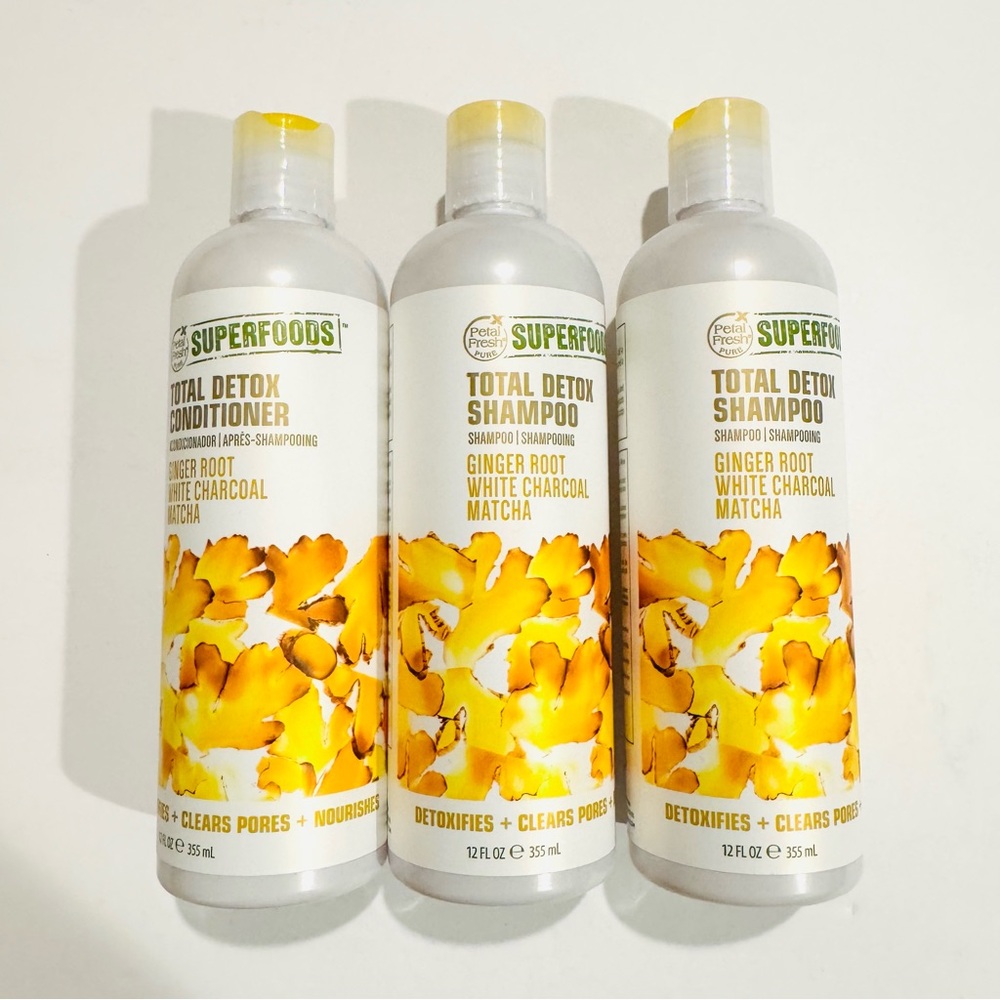Petal Fresh SuperFoods Total Detox Shampoo 12oz 3Pk